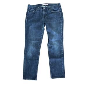 J Brand The Capri Mid Rise Denim Stretch Jeans Eclipse 29